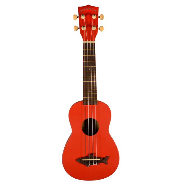 Kala Makala Shark Ukulele - Red