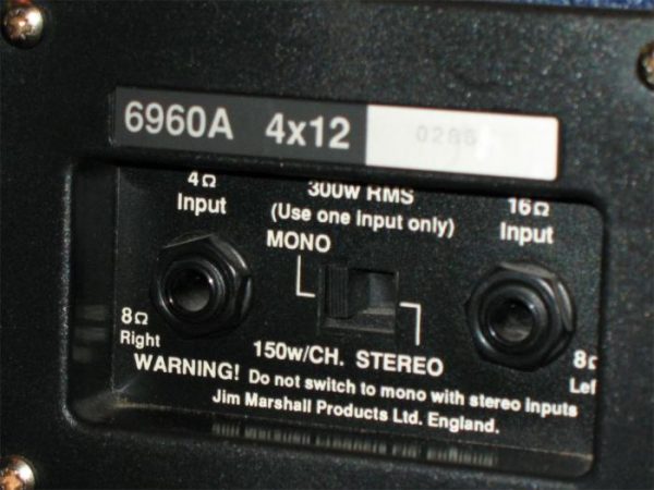 Marshall Anniversary 4x12 Cabinet 1992 - SOLD! - Image 5