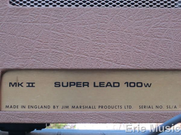 Marshall JMP Super Lead 100 Mk 2 from 1977 - SOLD! - Image 5