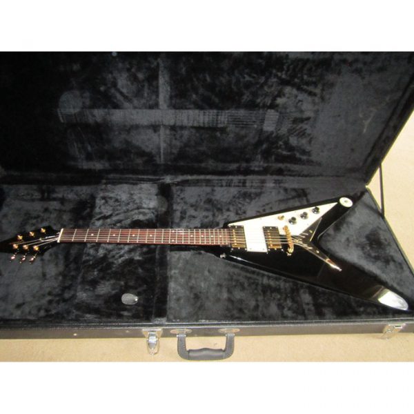 Epiphone Flying V 58 Reissue 2003 Black - SOLD - Image 8