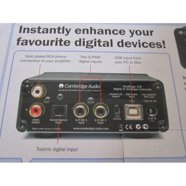 Cambridge Audio DacMagic 100 Digital to Analog Converter - SOLD - Image 10