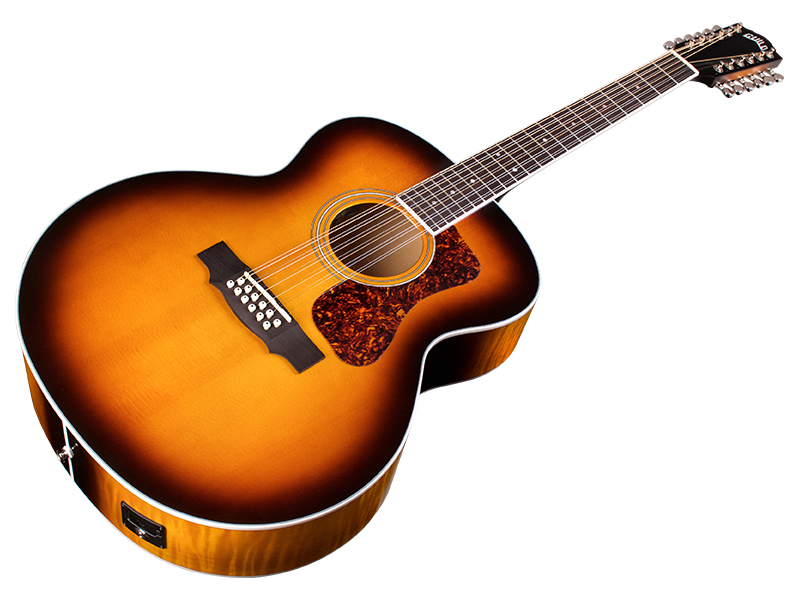 Guild F-2512E Deluxe Antique Sunburst 12 String Acoustic/Electric Guitar