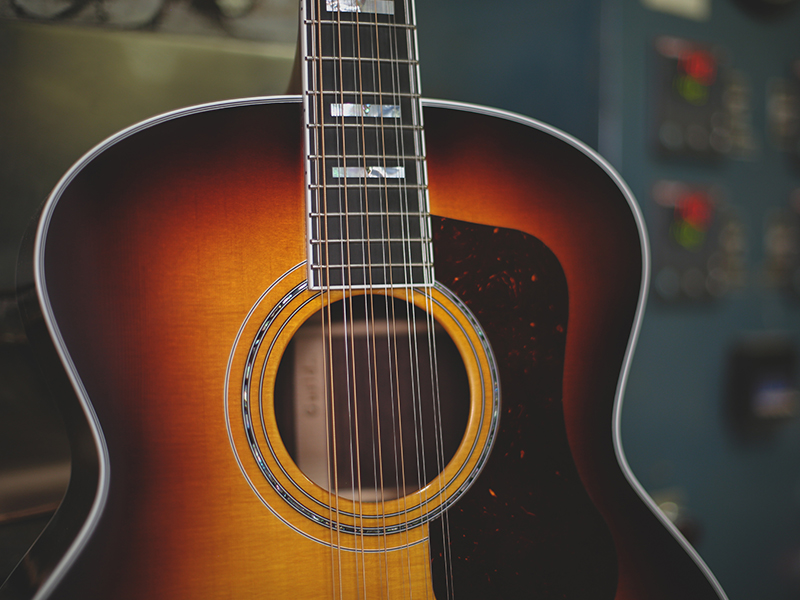 Guild F-512E ATB Antique Burst 12 String Acoustic/Electric Guitar