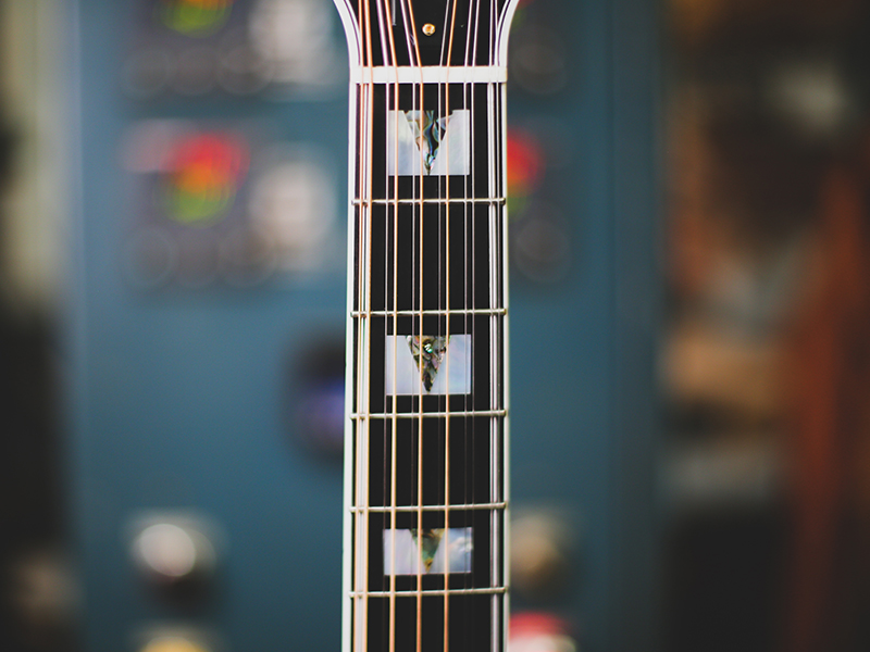 Guild F-512E ATB Antique Burst 12 String Acoustic/Electric Guitar - Image 5