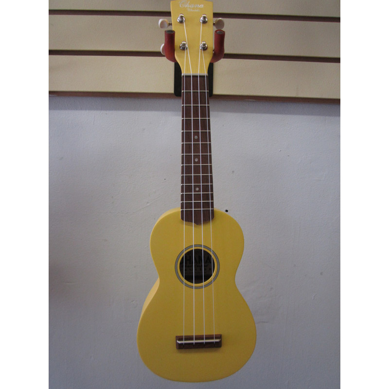 Ohana SK-10 Colored Soprano Ukulele SK-10YW Matte Yellow