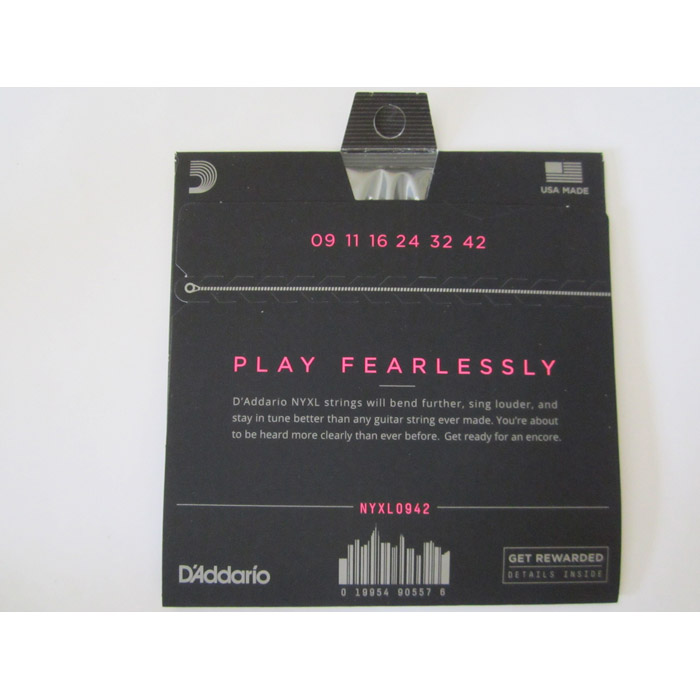 D'Addario NYXL0942 Nickel Wound Electric Guitar Strings -.009-.042 Super Light - Image 2