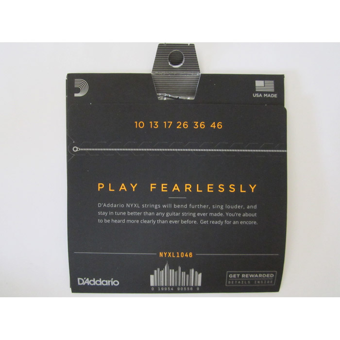 D'Addario NYXL1046 Nickel Wound Electric Guitar Strings -.010-.046 Regular Light - Image 2