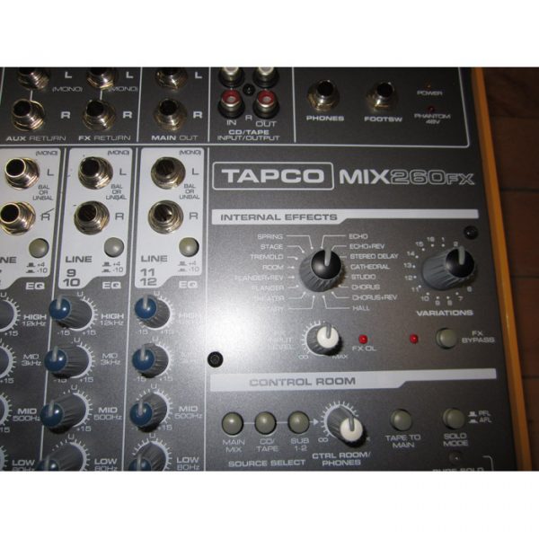 Tapco Mix 260FX Mixer - SOLD - Image 7