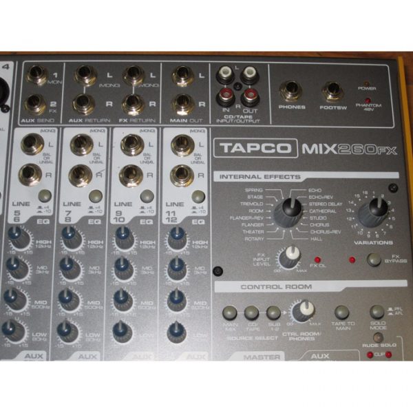 Tapco Mix 260FX Mixer - SOLD - Image 8