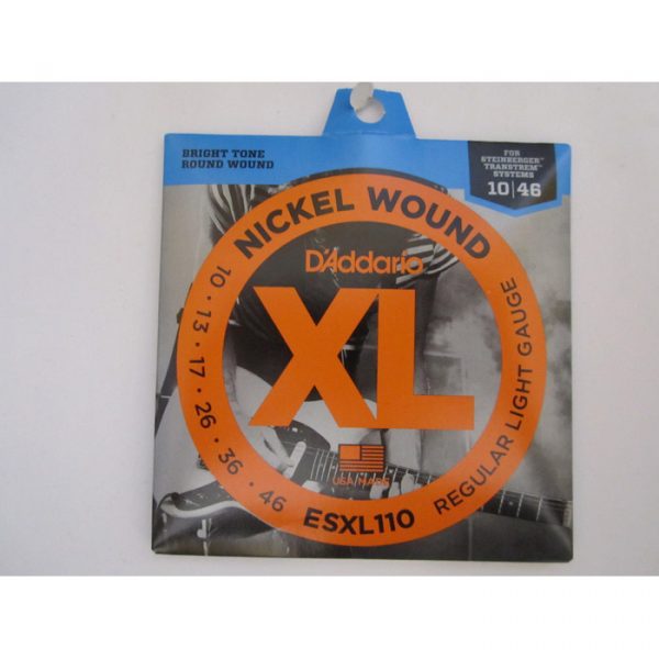 D'Addario ESXL110 Double Ball End Nickel Wound Electric Guitar Strings -.010-.046 Regular Light