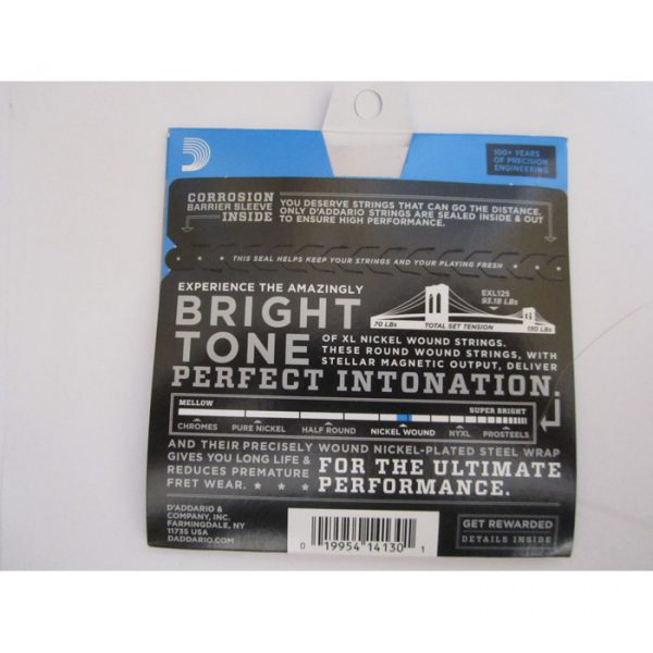 D'Addario EXL125 Nickel Wound Electric Guitar Strings -.009-.046 Super Light/Reg Btm - Image 3