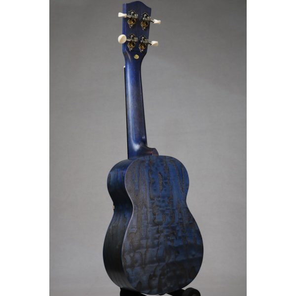 Ohana SK-15W Colored Soprano Ukulele SK-15WBL Blue - Image 7