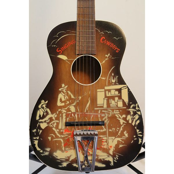 Harmony Singing Cowboys Guitar 1950's - Stencil Guitar - SOLD - Image 6