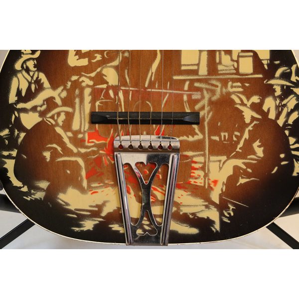 Harmony Singing Cowboys Guitar 1950's - Stencil Guitar - SOLD - Image 12