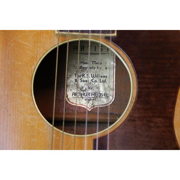 Hensel Artist Acoustic Guitar circa 1930-40's - SOLD - Image 12