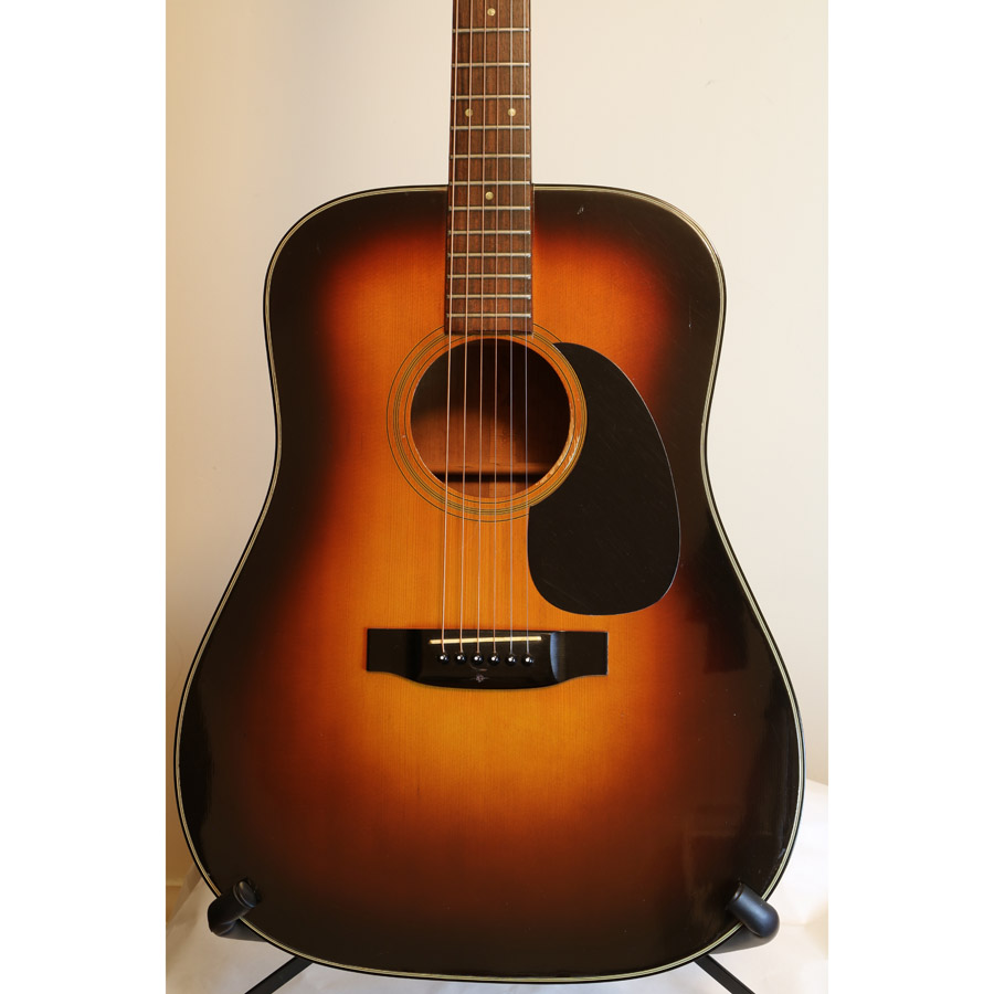 Takamine F-340D Acoustic Guitar Sunburst 1982 - SOLD - Image 3