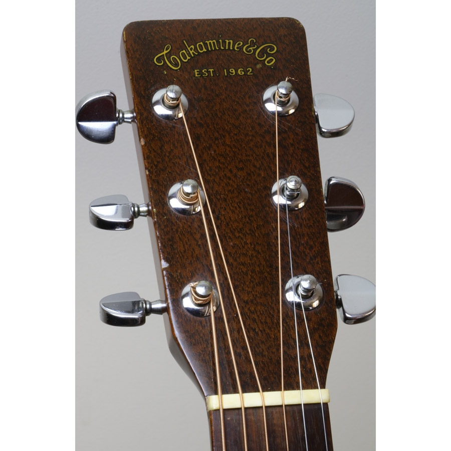 Takamine F-340D Acoustic Guitar Sunburst 1982 - SOLD - Image 8
