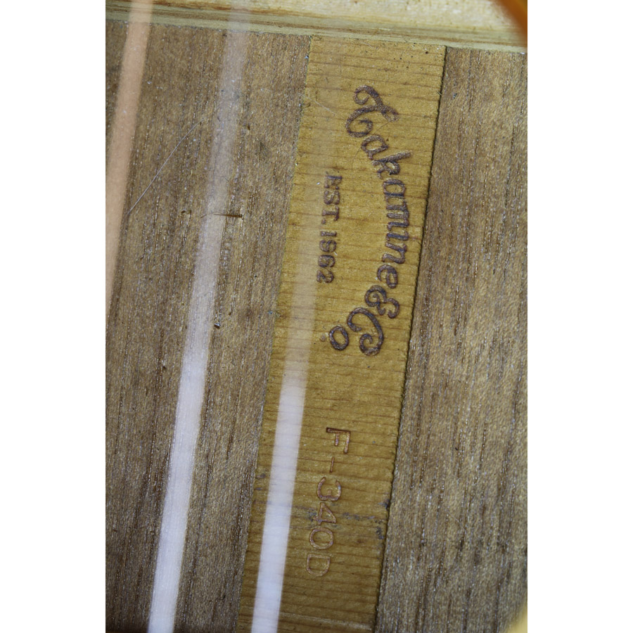 Takamine F-340D Acoustic Guitar Sunburst 1982 - SOLD - Image 19