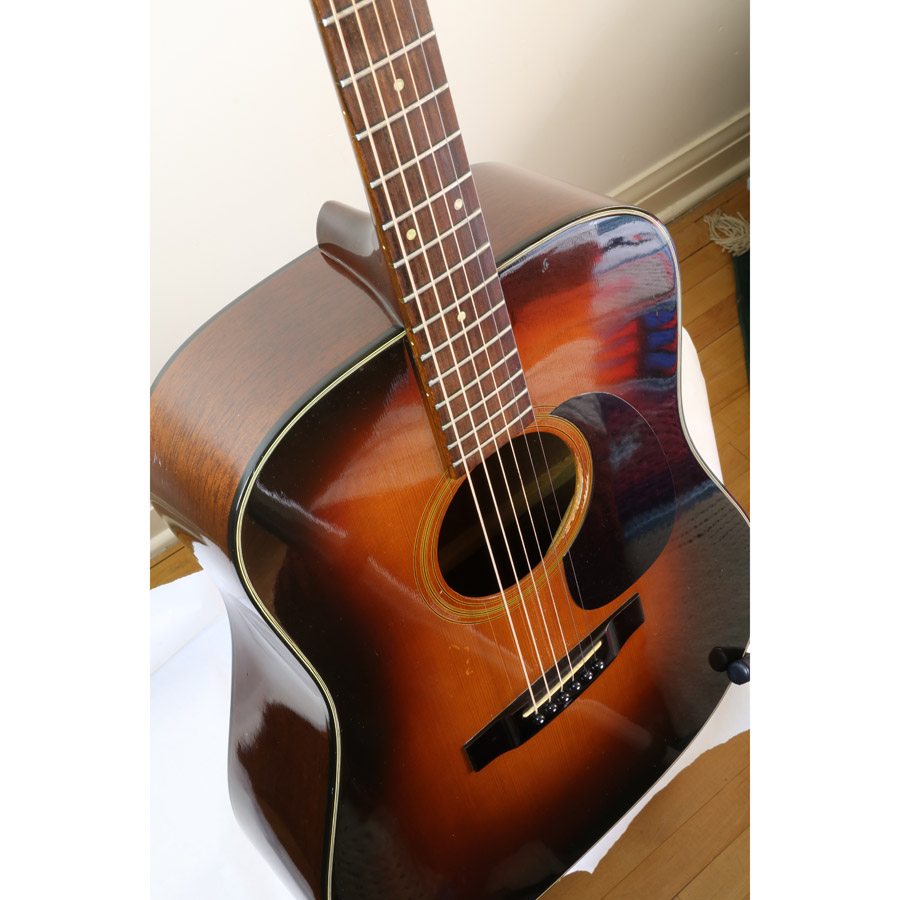 Takamine F-340D Acoustic Guitar Sunburst 1982 - SOLD - Image 13