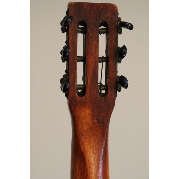 T. Eaton Company Bucking Bronco Cowboy Guitar Stencil Guitar - circa 1940's - Image 7