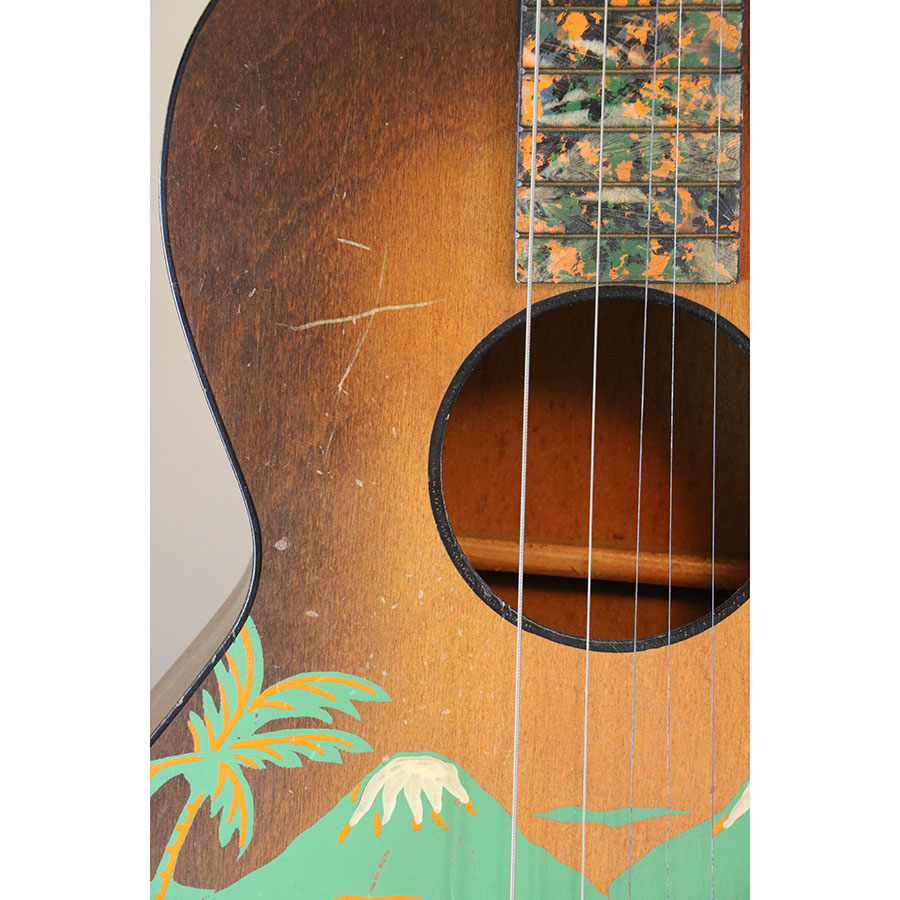 Regal Hawaiian Island Parlor Stencil Guitar 1930's-40's - SOLD - Image 9