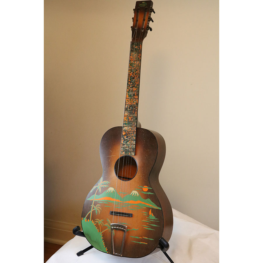 Regal Hawaiian Island Parlor Stencil Guitar 1930's-40's - SOLD - Image 5