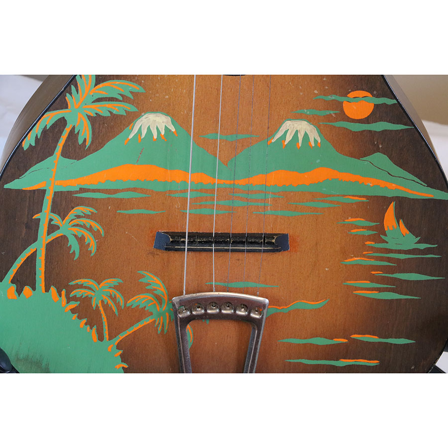 Regal Hawaiian Island Parlor Stencil Guitar 1930's-40's - SOLD - Image 12