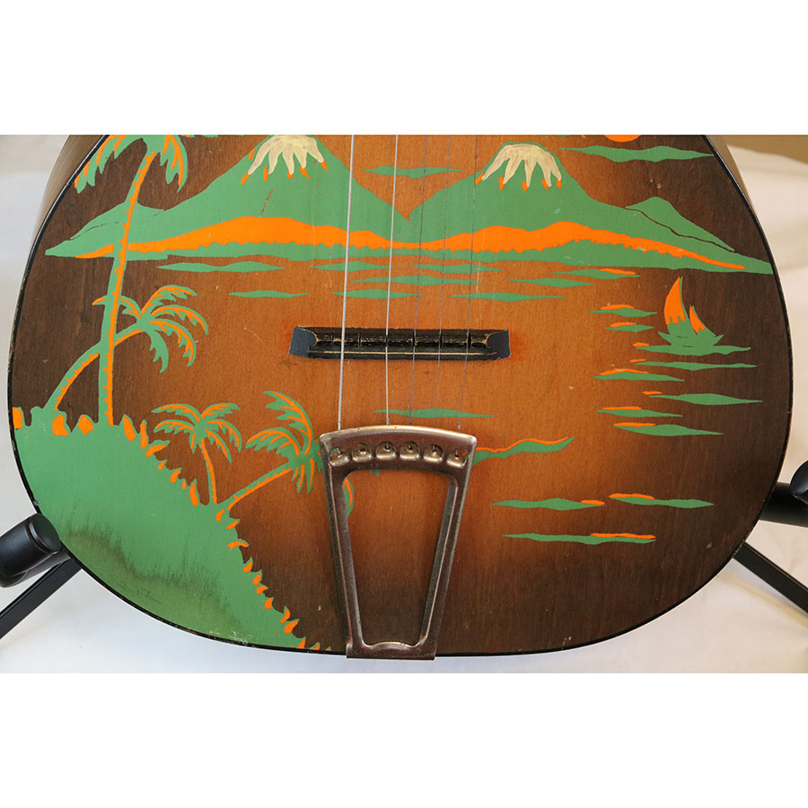 Regal Hawaiian Island Parlor Stencil Guitar 1930's-40's - SOLD - Image 11