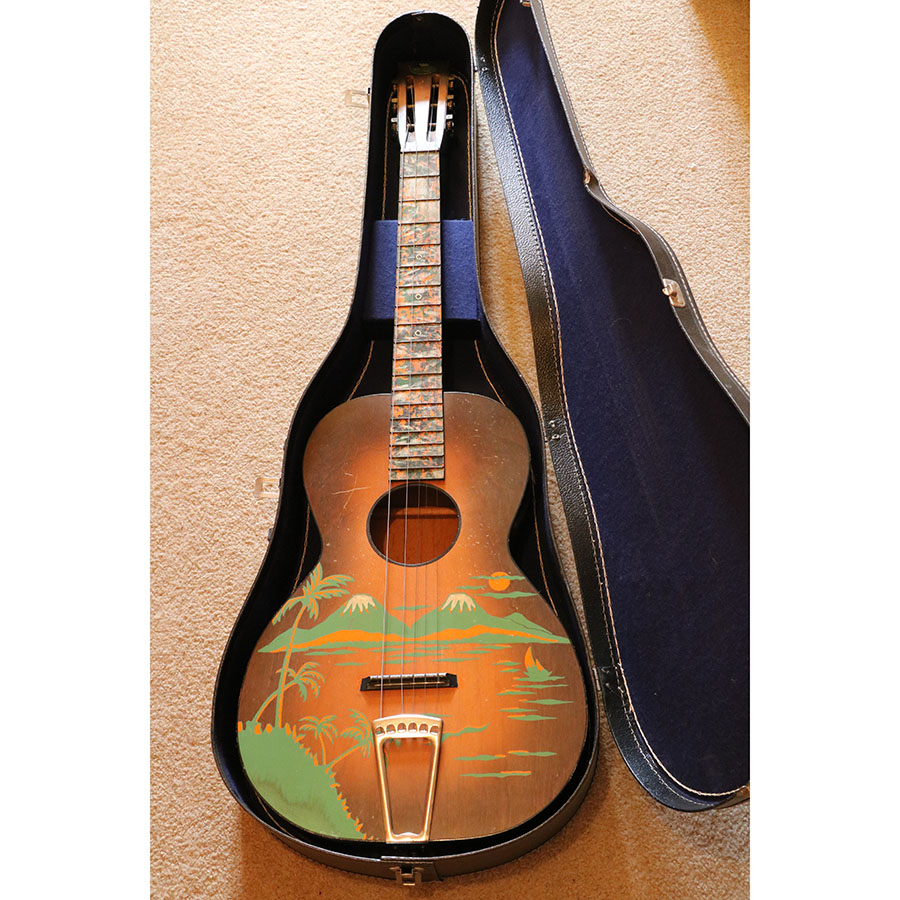 Regal Hawaiian Island Parlor Stencil Guitar 1930's-40's - SOLD - Image 17