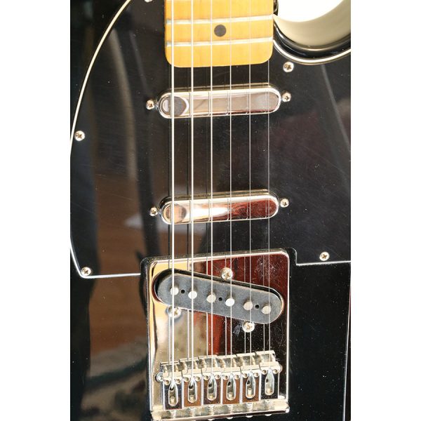 Fender Telcaster Deluxe Blackout 2007 Black MIM - SOLD - Image 9