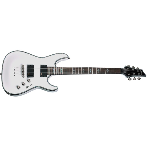 Schecter Hellraiser C-1 Electric Guitar – Gloss White – Erie