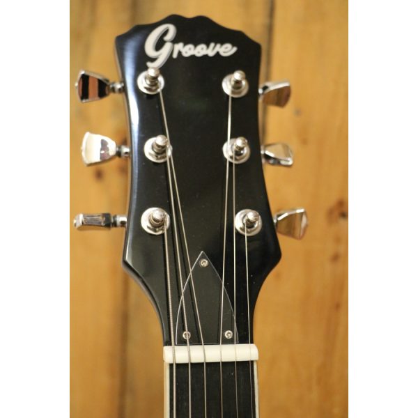 Groove LP4004 'les paul style' Electric Guitar Black - Image 3