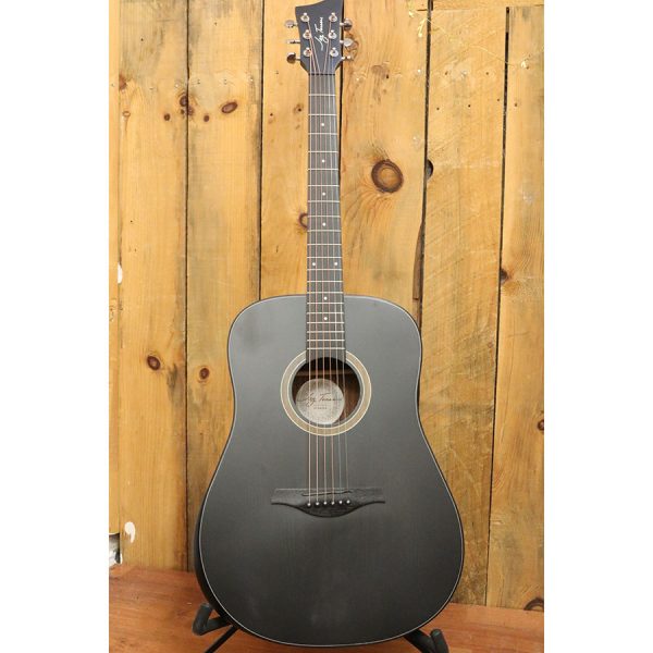Jay Turser JTA54B-OPB Acoustic Guitar with Bevel Cut - Black