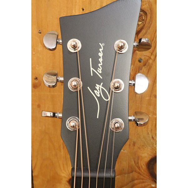Jay Turser JTA54B-OPB Acoustic Guitar with Bevel Cut - Black - Image 5
