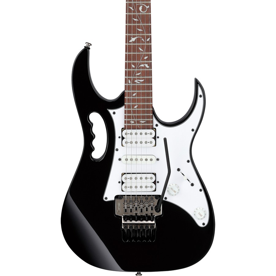 Ibanez JEMJR-BK Steve Vai Signature Electric Guitar - Black - Image 4