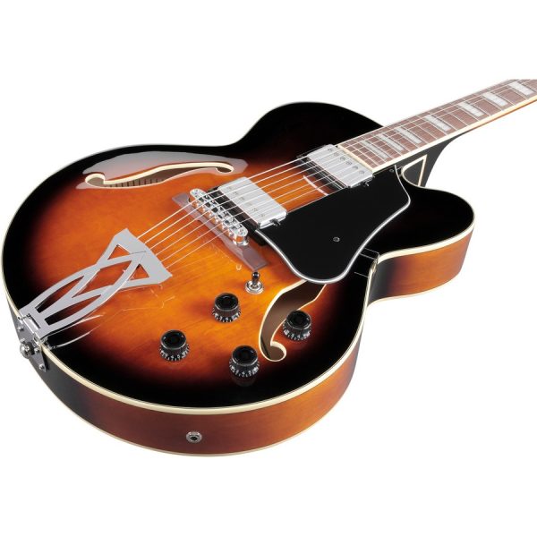 Ibanez AF75-VBS Hollow Body Electric Guitar - Vintage Sunburst - Image 6
