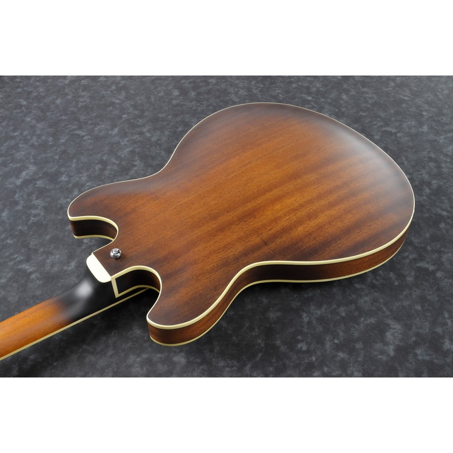 Guitare Semi-Acoustique Ibanez AS53-TF - Finition Tobacco Flat - Corps Sapele - Micros Humbucker Infinity - Manche Nyatoh