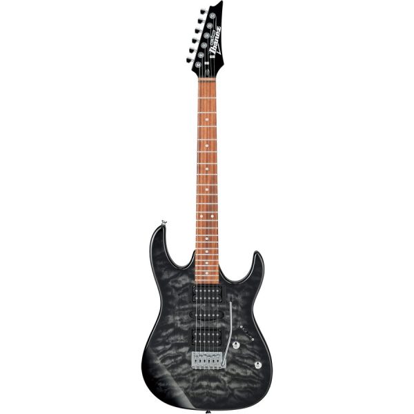 Ibanez GRX70QA-TKS Electric Guitar - Transparent Black Sunburst