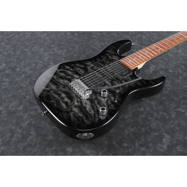 Ibanez GRX70QA-TKS Electric Guitar - Transparent Black Sunburst - Image 3