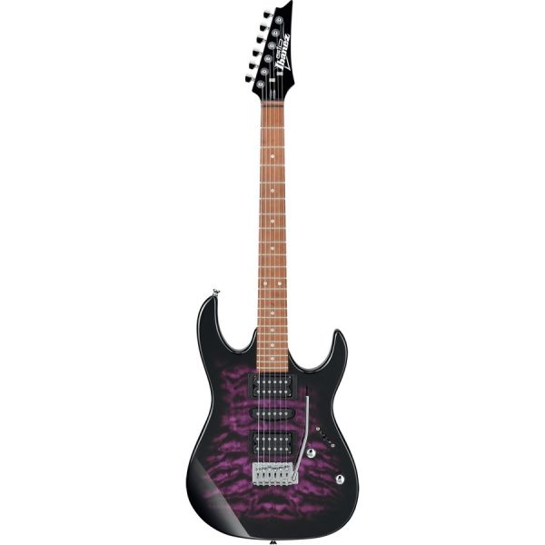 Ibanez GRX70QA-TVT Electric Guitar - Transparent Violet Sunburst