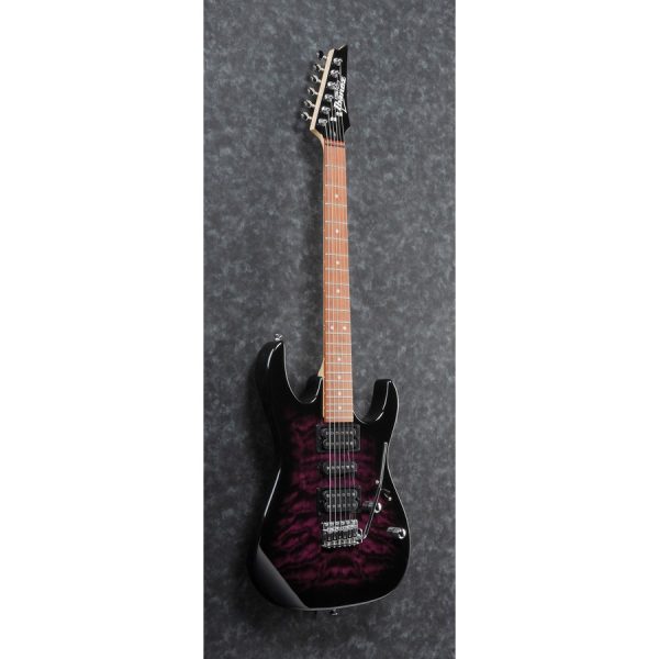 Ibanez GRX70QA-TVT Electric Guitar - Transparent Violet Sunburst - Image 3