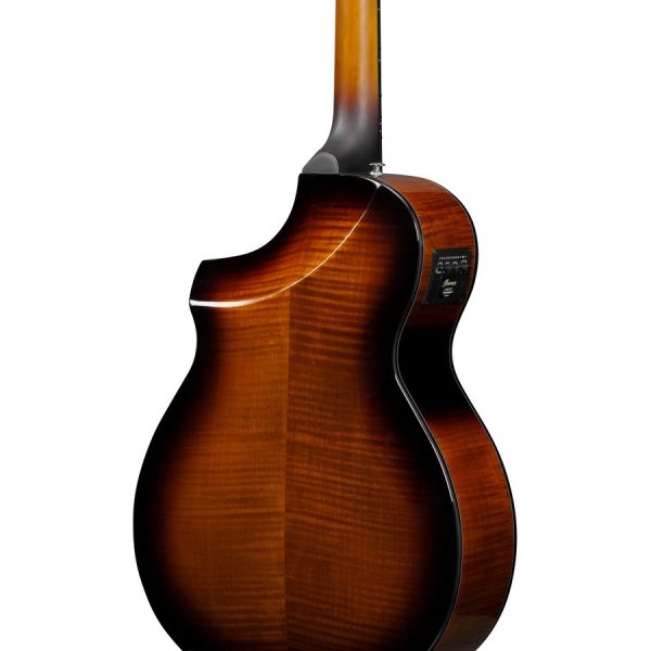 Ibanez AEWC400-AMS Acoustic Electric Guitar - Amber Sunburst High Gloss - Image 17