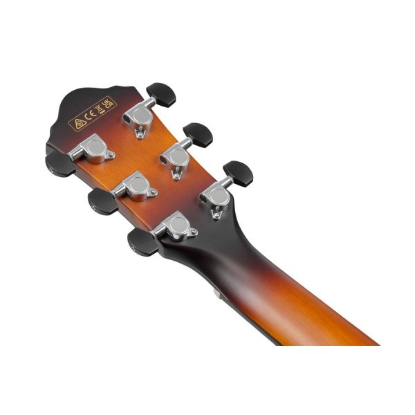 Ibanez AEWC400-AMS Acoustic Electric Guitar - Amber Sunburst High Gloss - Image 19
