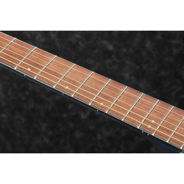 Ibanez AEWC400-IBB Acoustic Electric Guitar - Indigo Blue Burst High Gloss - Image 12