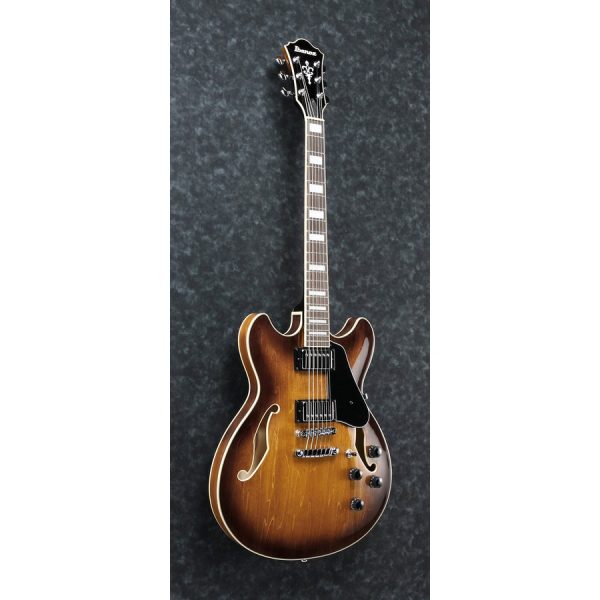 Ibanez AS73-TBC Hollow Body Electric Guitar - Tobacco Brown - Image 3
