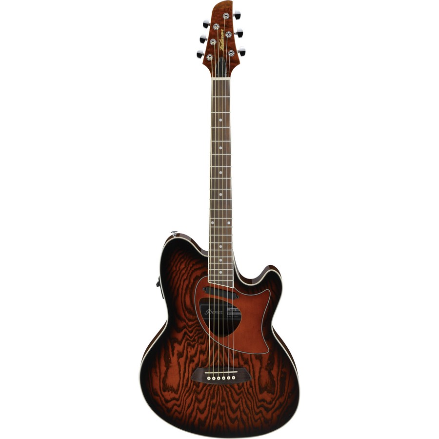 Ibanez TCM50-VBS Talman Acoustic/Electric Guitar - Vintage Brown Sunburst High Gloss