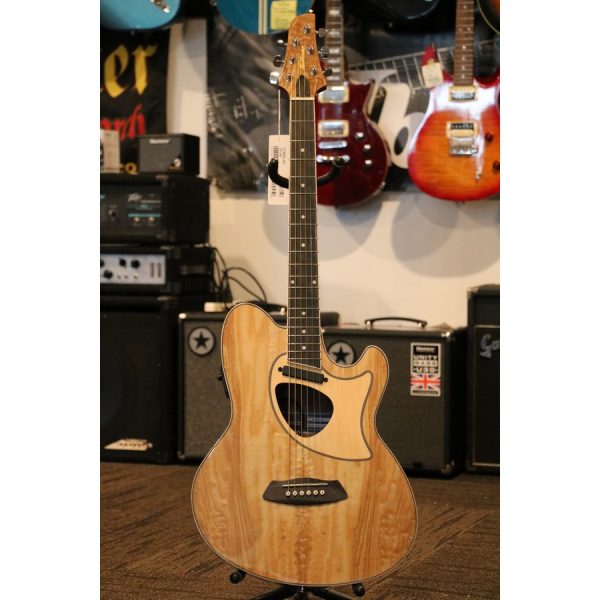 Ibanez TCM50-NT Talman Acoustic/Electric Guitar - Natural High Gloss - Image 2