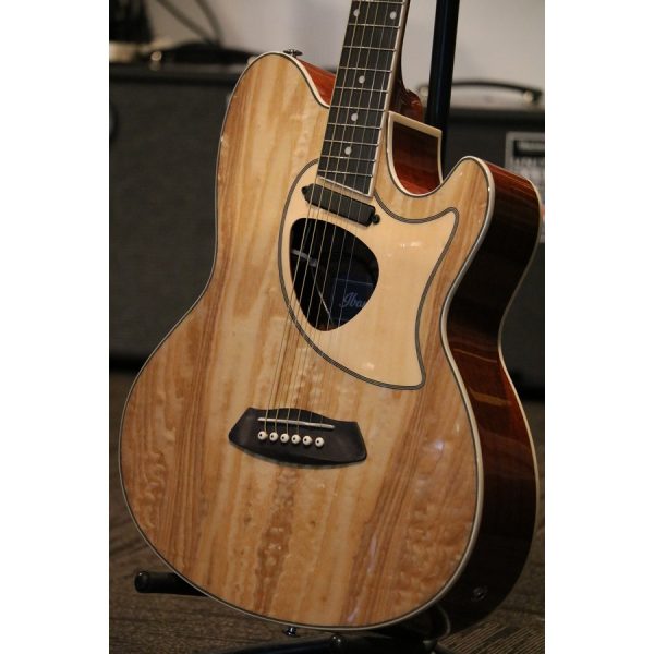 Ibanez TCM50-NT Talman Acoustic/Electric Guitar - Natural High Gloss - Image 3