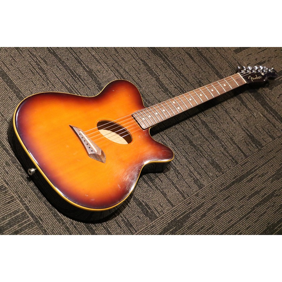 Fender Telecoustic Thin Body Acoustic Electric Guitar 1992 made in Japan - Image 11