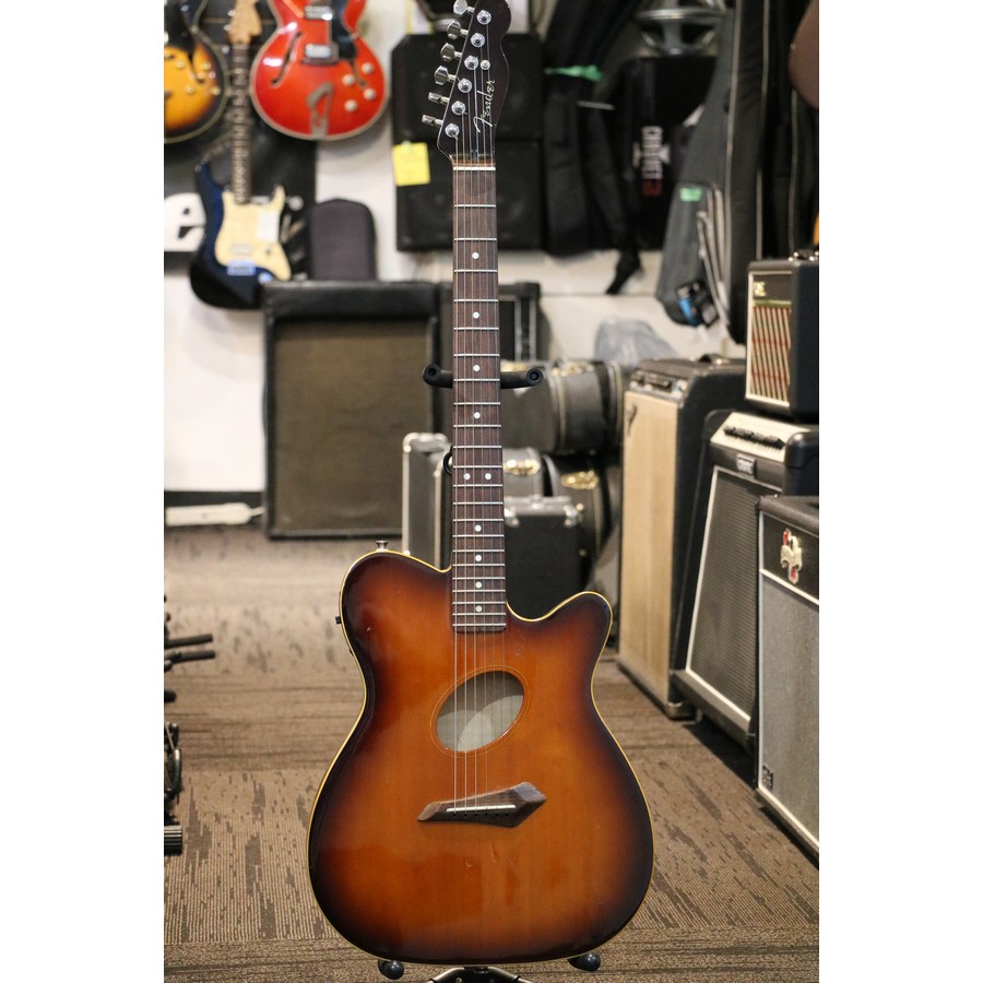 Fender Telecoustic Thin Body Acoustic Electric Guitar 1992 made in Japan